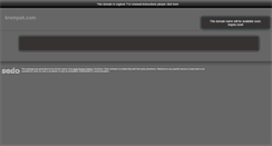 Desktop Screenshot of krampak.com