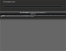 Tablet Screenshot of krampak.com